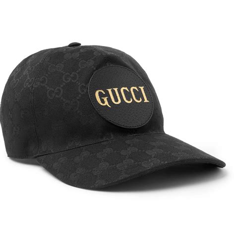 gucci cap all black